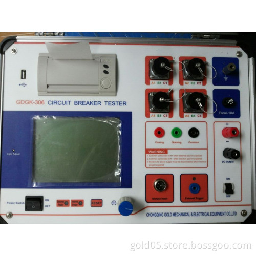 GDGK-306 MCB high voltage circuit breaker analyzer